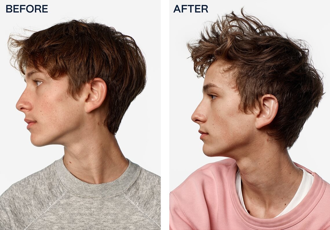 The Dry Texture Spray - Before & After